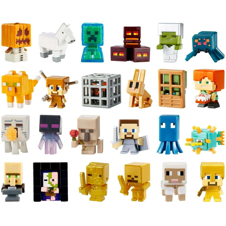 Lot of (3) MINECRAFT CHEST SERIES 3 COLLECTIBLE 1 MINI-FIGURE BLIND BOX  NEW