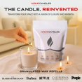 thumbnail image 2 of Relleno para velas Vogue Candles de cera granulada nude 500 g con pabilos, 2 of 8