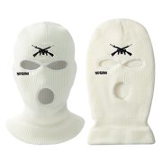 Aellinatey Army Tactical Mask 3 Hole Full Face Mask Ski Mask Winter Cap Balaclava Helmet