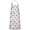 White Cow Bow, variant on White Cow Heart Pattern Apron-Garden Aprons for Women with Pockets-Cotton Linen Waterproof Kitchen Cooking Gardening Aprons Adjustable for Kitchen,Cooking,BBQ and Salon 33x27 Inch