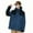 Dark Blue, variant on Pisexur Windbreaker Jackets for Men Solid Color Detachable Hood Hiking Sport Coats Drawstring Zipper Long Sleeve Lightweight Jacket with Pockets XS-3XL