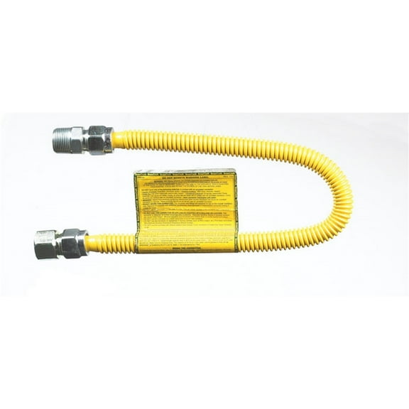 BRASSCRAFT CSSC21-24 P 24" Pro-Coat Epoxy Coated, Stainless Steel Gas Appliance Connector
