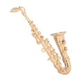 thumbnail image 4 of jinliangrun Mini Saxophone Model Brass High Simulation Exquisite Musical Instrument Ornament with Gold String, 4 of 21