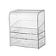 thumbnail image 5 of Organizador de maquillaje, vitrina transparente de 3 capas para cosméticos con tapa, 5 of 9