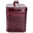 thumbnail image 4 of Waterproof Antifouling Cosmetic Boxes, Coofit Faux Leather Travel Cosmetic Tool Bag Makeup Case Jewelry Storage Organizer for Women Girl(Red), 4 of 11