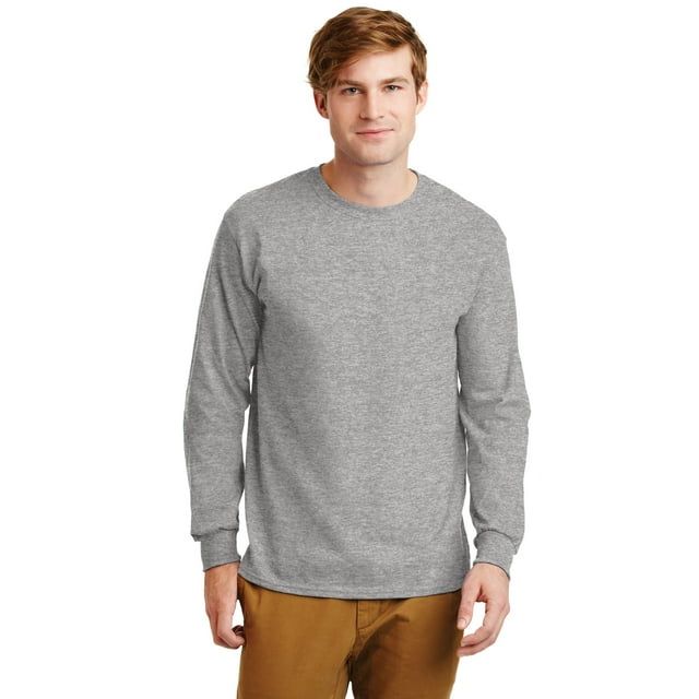Gildan T-Shirt à Manches Longues pour Hommes en Coton Ultra 100 % Coton Américain