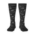 thumbnail image 1 of Fotbe Travel The World Calcetas Divertidas Estampadas para Hombre y Mujer, Calcetas de Algodón hasta la Rodilla para Caminar, Correr, Enfermería y Embarazo, 1 of 6