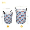 thumbnail image 5 of Bingfone Donut With The Usa Fag Waterproof Foldable Laundry Hamper Bucket With Handles For Storage Bin,Clothes Hamper (Medium ), 5 of 8