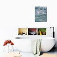 thumbnail image 6 of Abstract Blue Ocean Sunrise & Sunset - 12x16 inch Canvas Print, A Fresh Addition to Bathroom Wall and Coastal Décor, 6 of 7
