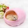 thumbnail image 4 of Lit pour Hamster Design Pantoufles Chaud Mignon Lit pour Cage de Petit Animal avec Tapis, 4 of 7