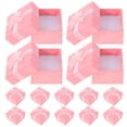 thumbnail image 1 of 24 organizadores de joyas, cajas de regalo para guardar pendientes, pulseras y collares (rosa), 1 of 7