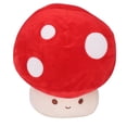 thumbnail image 1 of Peluche de hongo de 23 cm, cómodo y suave, para decoración de coche, hogar y oficina., 1 of 14