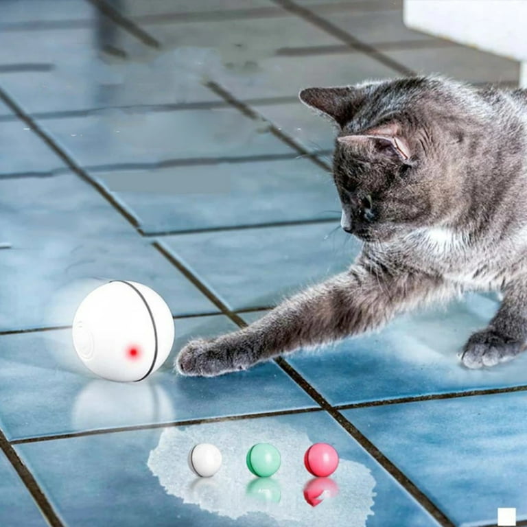 Automatic Dog Ball Smart LED Light Rolling Dogs Toys Self Moving Cats  Training Kitten Toys Entertaining Gift For Indoor Playing - AliExpress