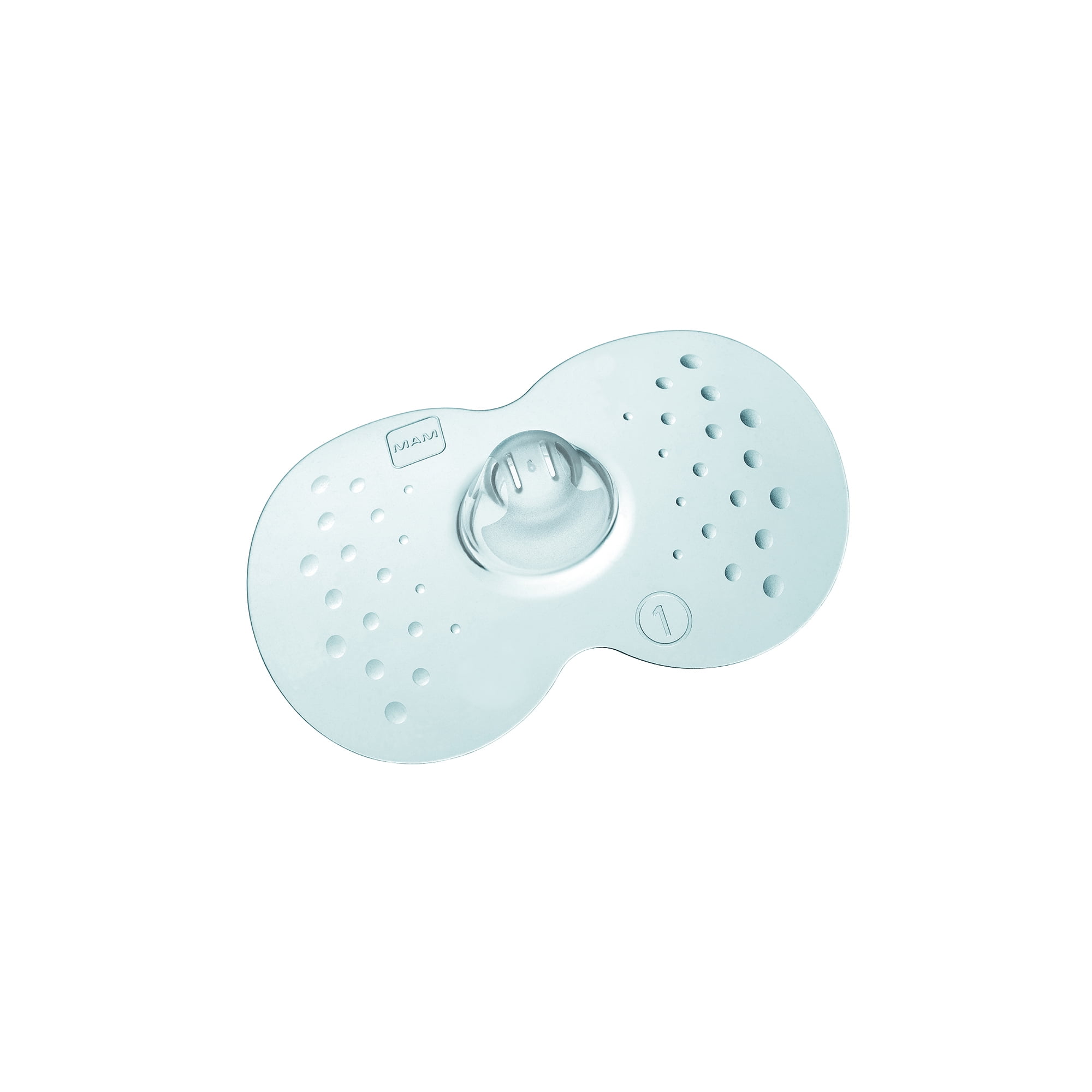 MAM Breastfeeding Nipple Shields with Sterilizing Storage Case, Size 1
