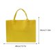thumbnail image 2 of Bolso Unisex Casual Bolsos de Hombro Gran Capacidad Sólido Moda Hobo Amarillo, 2 of 8
