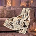 thumbnail image 6 of Australian Shepherd Dog Lover, Playful Pet Portrait Pattern, Warm Flannel Blanket for Living Room and Bedroom, Dog Lovers Thanksgiving Gift, Pet Lover Home Decor, 6 of 9