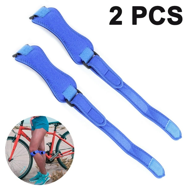 2 almohadillas gruesas y correa ancha para la rodilla de la rótula, soporte para el tendón rotuliano para aliviar el dolor, banda ajustable para baloncesto, correr, saltadores de rodilla, voleibol,
