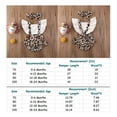 thumbnail image 3 of Douhoow Baby Girls Leopard Print Romper Summer Backless Flying Sleeve Square Collar Jumpsuit, 3 of 8