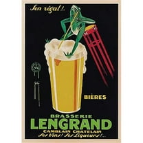 Hot Stuff 2134-16x20-VA Brasserie Lengrand Poster