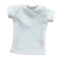 thumbnail image 5 of LeeQinersw 1:6 Miniature T Shirt Doll Clothes for 12 inch Action Figures Dress up Accessory White, 5 of 8
