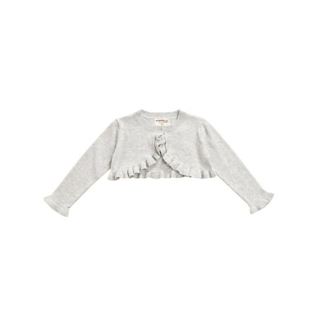 

Sunisery Toddlers Infant Baby Girls Knitted Cardigan Lace Long Sleeve Outwear Casual Solid Color Tops Gray 4-5 Years