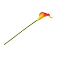 thumbnail image 2 of 10 Pack 13.78 Inch Artificial Calla Lily, Soft PU Fake Flower Wedding Bouquet, Realistic Faux Floral Stem, Home Decor for Vase Table Centerpiece Wedding Party, 2 of 8