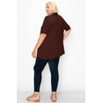 thumbnail image 3 of Women's Plus Size Casual Short Sleeve Open Front Cardigan, 3 of 3