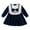 Blue, variant on YTDSCS Toddler Baby Girls Spring Fall Dresses,Newborn Long Sleeved Dress Solid Color Comfortable Casual New Pullover Dress Little Girls Ruffled Princess Dress for 6M-3 Years