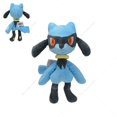 thumbnail image 3 of 16-31cm Pokemon Standing Lucario Shiny Plush Doll Cute Mega Riolu Animal Stuffed Quality Peluche Toy Children Halloween Gifts, 3 of 5