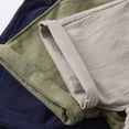 thumbnail image 5 of Xudanell Toddler Baby Boy Linen Outfits Solid Color Short Sleeve Lapel Button Down Shirt and Shorts Summer Clothes Set (Beige, 4-5 Years), 5 of 9
