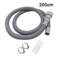thumbnail image 1 of Universal Washing Machine Dishwasher Drain Waste Hose Extension Pipe Kit, 1 of 1