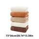 thumbnail image 3 of Juego de 5 toallitas blancas absorbentes reutilizables de 73 x 33 cm para piel sensible. Toalla de microfibra suave de secado rápido para limpieza facial (blanca)., 3 of 6