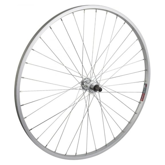 Wheel Rear 700 x 28/35 Silver, QR, Alloy QR Silver FW 5-7Sp, 14g UCP Spokes, 36H