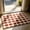 Brown, variant on Checkered Area Rug, 23.62"x 35.43" Non-Slip Indoor Doormat, Colorful Geometric Grid Pattern Floor Mat, Soft Low-Pile Washable Accent Rug for Entryway, Kitchen, Bathroom, Living Room