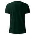 thumbnail image 4 of Men's Patriotic Graphic Workwear T-Shirt, V-Neck Design with Functional Chest Pocket for Practical Style ,Dark Green 2XL, 4 of 4