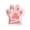 Pink, variant on Eolstice 10 Pack Disposable Paper Plates, Paw Shape Party Plates, Cute Birthday Party Decoration Supplies For Kids Cake Dessert Food Treats And Celebrations Fun