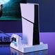 thumbnail image 5 of Estación de enfriamiento con soporte para consola de juegos PS5/Slim/Pro con estación de carga para dos controladores, ranuras para juegos, accesorios para consola de juegos, 5 of 8