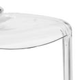 thumbnail image 6 of LeisureMod Murray Mid-Century Modern Dining Chair - Transparent Clear Acrylic, Ergonomic Design, Stackable, 6 of 10