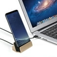 thumbnail image 3 of Cargador de estación de acoplamiento tipo C compatible con Samsung Galaxy S10 S9 S8, Note 9 8, Huawei P20 Pro, Google Pixelbook, Nexus 5X/6P, LG G5 y otros dispositivos USB-C Ormromra 220887-3, 3 of 4