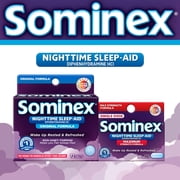 Sominex Nighttime Sleep-Aid Caplets, Maximum Strength, 16 ea