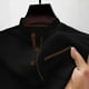 thumbnail image 5 of Blusa y camisa de cuello alto de manga corta para hombre, informal, de verano, a la moda, de color liso, con bolsillos y botones, blusa de cuello alto para hombre., 5 of 5