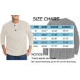 thumbnail image 5 of GENTS BLISS Henley Sweatshirts for Men Long Sleeve Crew Neck Men Sweatshirts Casual Pullover Tops with Pocket, 5 of 6