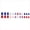 multicolour 5-05 Home Decor, variant on karymi 4th of July Press On Nails 24Pcs Patriotic Flag Fake Nails with and - Designs Short Glue On Nails for Independence Day Decorati 24pcs Fourth of July Accessories
