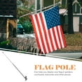 thumbnail image 2 of SWETRACE 1 Set Stainless Steel Flag Pole 2X59Inch for Outdoor and Indoor Use, 2 of 7
