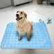 thumbnail image 4 of Almohadilla de hielo de seda de verano para perros, almohadilla de enfriamiento para perros primavera/verano, colchón de enfriamiento para dormir, color azul, 4 of 9