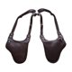 thumbnail image 4 of Bolso de hombro debajo del brazo, elegante y práctico bolso para deportes medievales al aire libre Café, 4 of 8