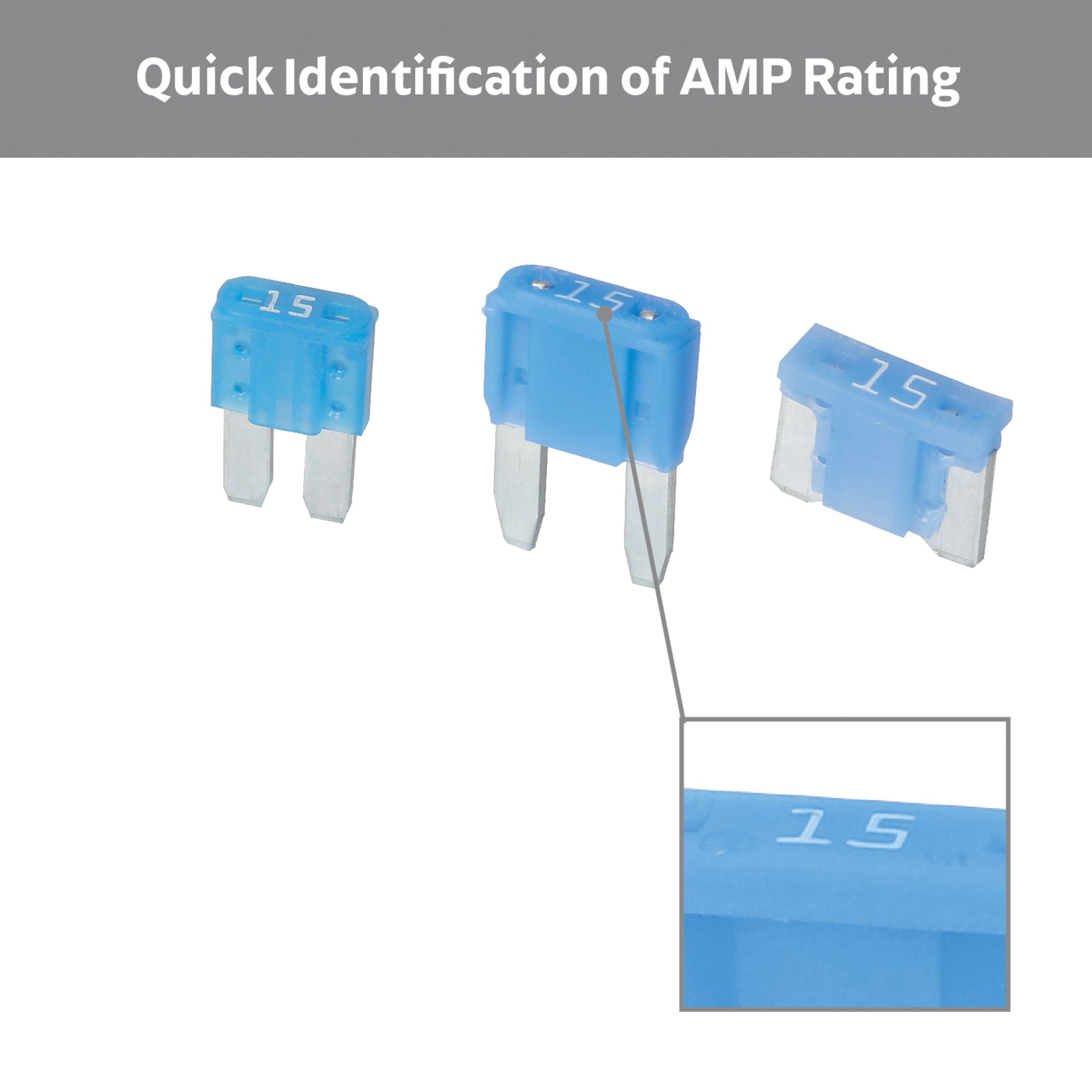 EverStart 24 Piece Emergency Fuse Caddy for GM Models Post-2000 with Color Coded Amp Ratings