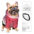 thumbnail image 3 of Haiem Watermelon for Winter Dog Hoodie Sweatshirts with Pockets Warm Dog Clothes for Small Dogs Chihuahua-X-Small, 3 of 7