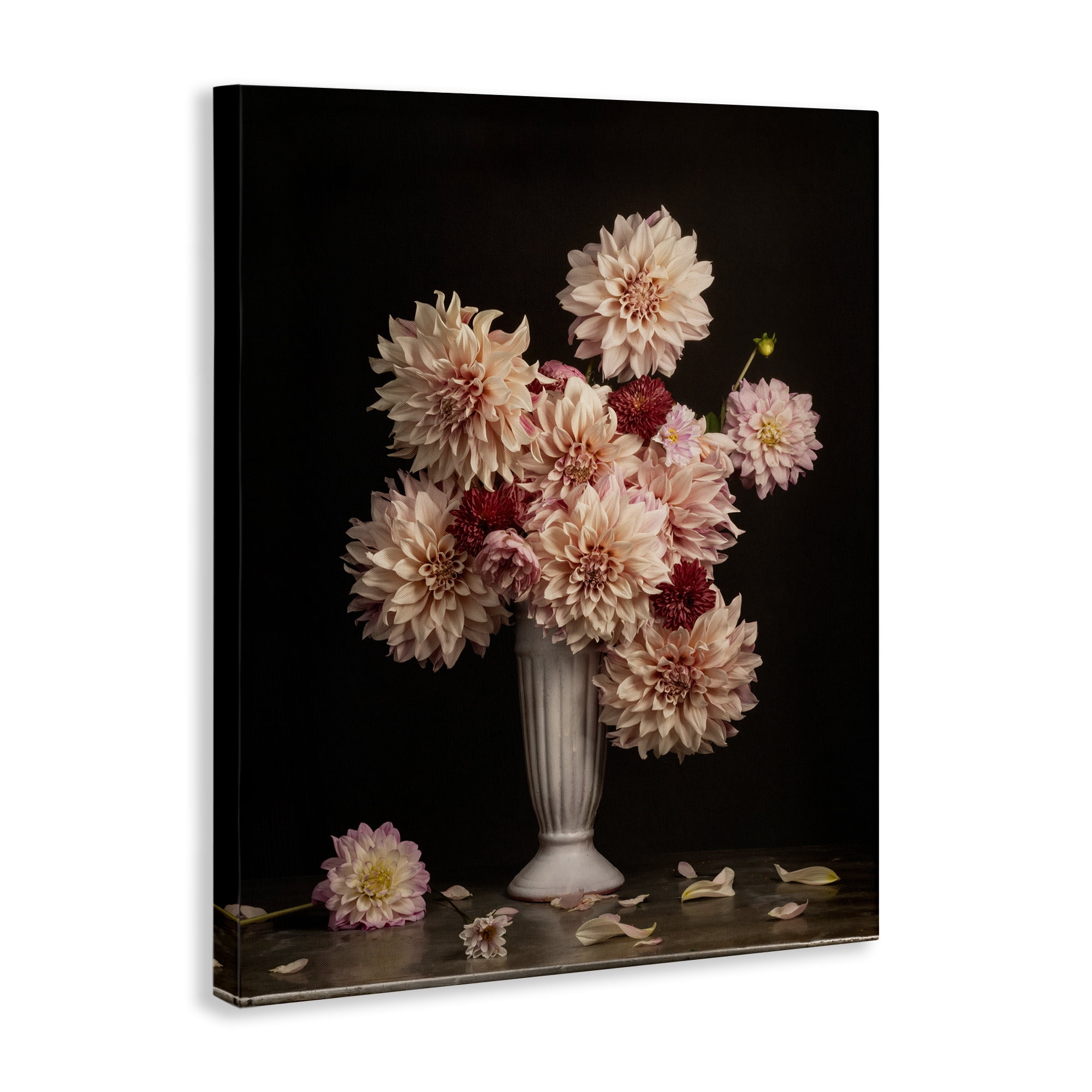 Stupell Industries Dahlia Magic Bouquet Plants & Flowers Photography Wrapped Canvas Art Print Wall Art, 36 x 48