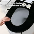 thumbnail image 4 of Household Toilet Seat Cushion Universal Use Knitted Toilet Seat Cover Season Washable Toilet Seat Cushion O Shape, 4 of 6